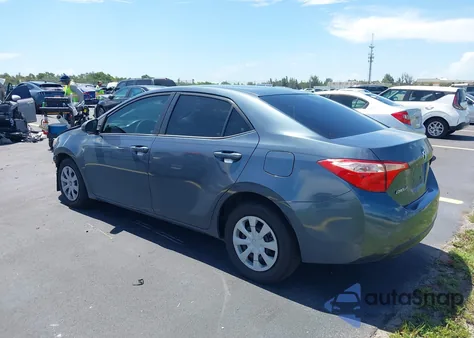 2017 Toyota Corolla L из США, поврежденный, VIN 5YFBURHE4HP595843